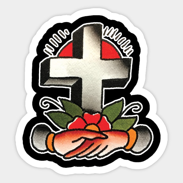 Faith and Friendship tattoo design Sticker by forevertruetattoo